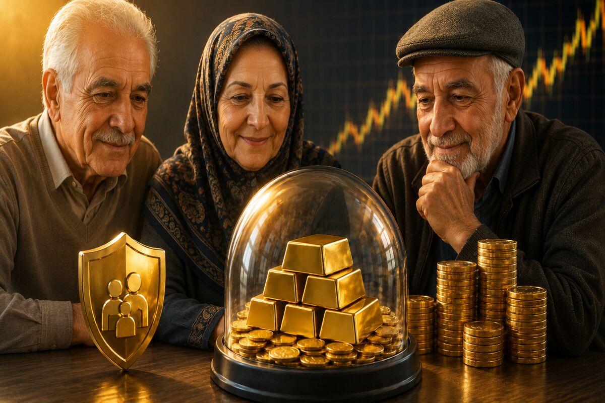 فرصت طلایی بازنشستگان برای سرمایه‌گذاری اقساطی در طلا / کسر از حقوق بازنشستگان برای خرید واحدهای صندوق طلا