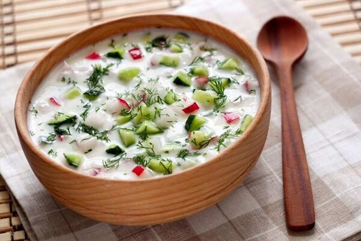 طرز تهیه آبدوغ خیار مجلسی با ۲ ترفند طلایی؛ در ۱۰ دقیقه