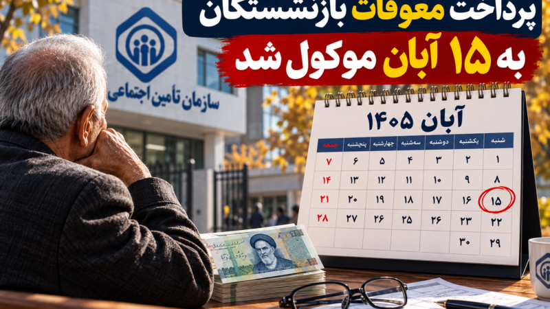 فوری؛ اعلام زمان جدید واریز معوقه اردیبهشت ماه بازنشستگان/ تاریخ نهایی اعلام شد