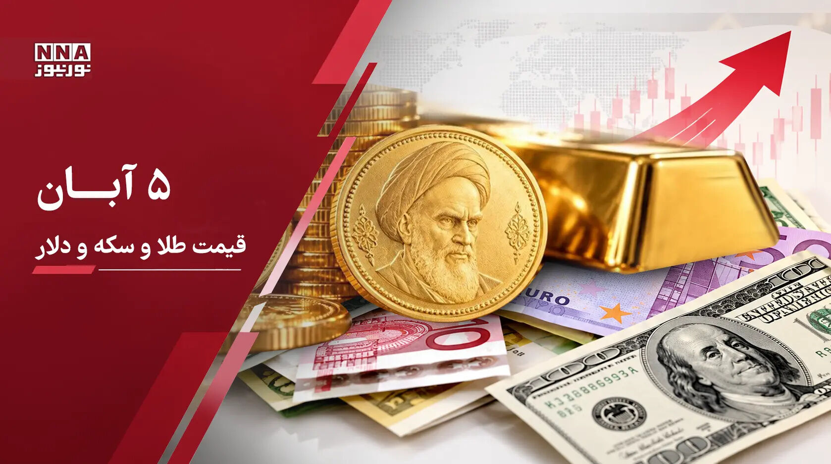 آخرین قیمت دلار طلا و سکه امروز سه شنبه ۵ آبان 1405 سکه امامی به ۲۷۰ میلیون تومان رسید جدول قیمت ها