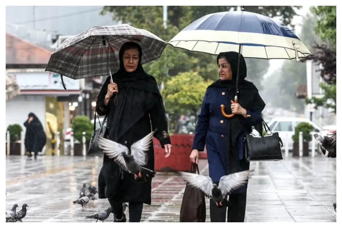 بارش و رعدوبرق در تهران و چند استان در پنجشنبه ۷ آبان