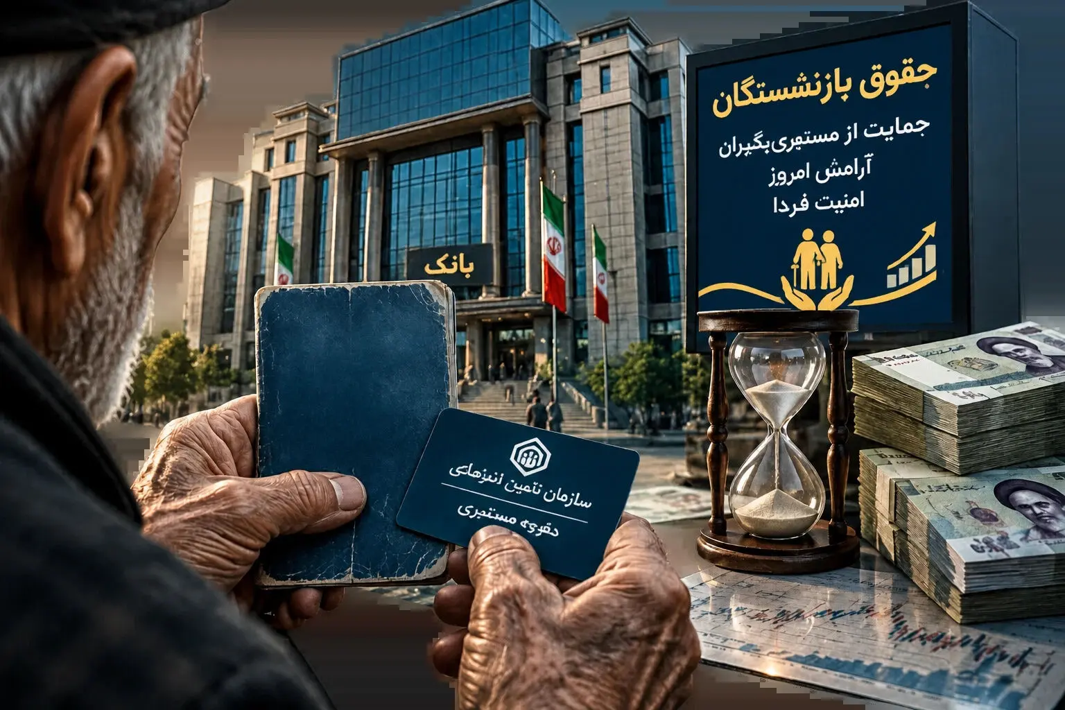 برآورد سود بانکی معوقات بازنشستگان در ۶ ماه ۲۶۲۳ تا ۲۹۱۵ میلیارد تومان