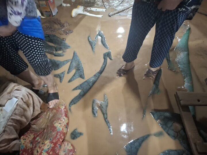 سیلاب به ۷ واحد مسکونی در روستای ارنلر ماکو آسیب زد